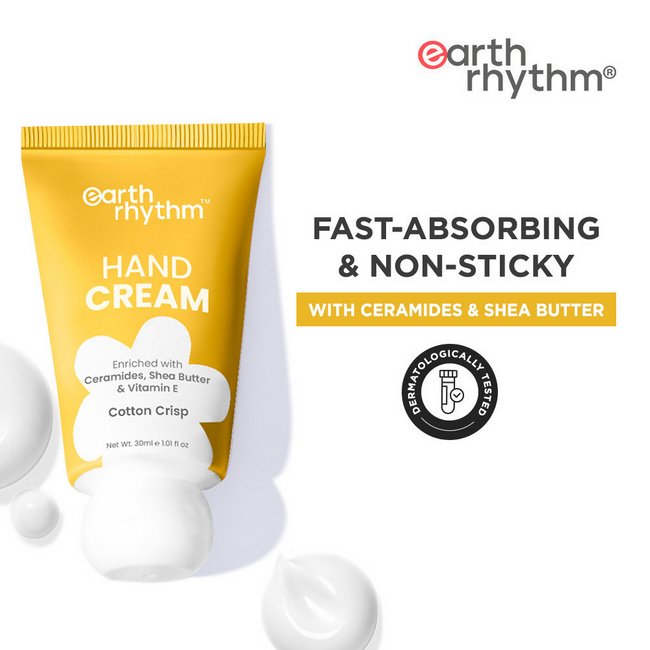 Earth Rhythm Cotton Crisp Hand Cream Enriched with Ceramide Main Image