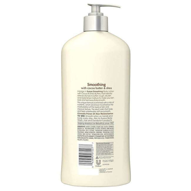 Suave Smoothing Body Lotion with Cocoa & Shea Butter Main Image