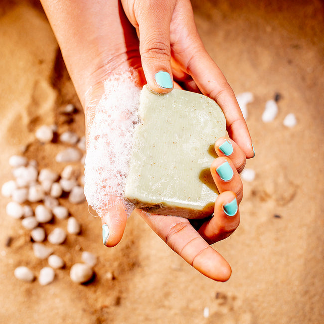 Haappyherbs The Mint Magic Luxury Bathing Soap Bar Hover Image