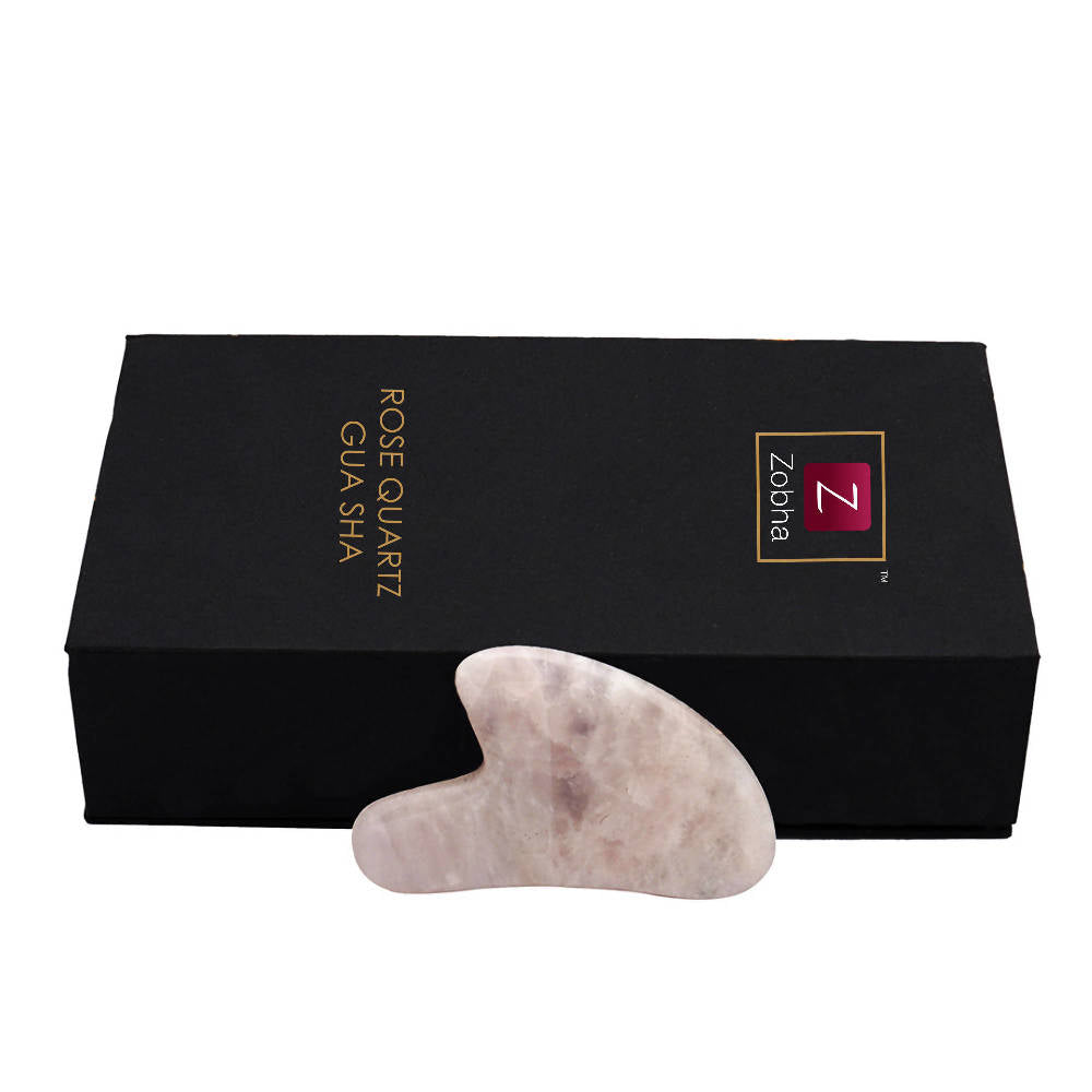 Zobha Rose Quartz Gua Sha - Limited Time Offer