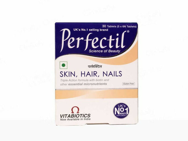 Perfectil Skin Hair Nail Supplement Tablets Main Image