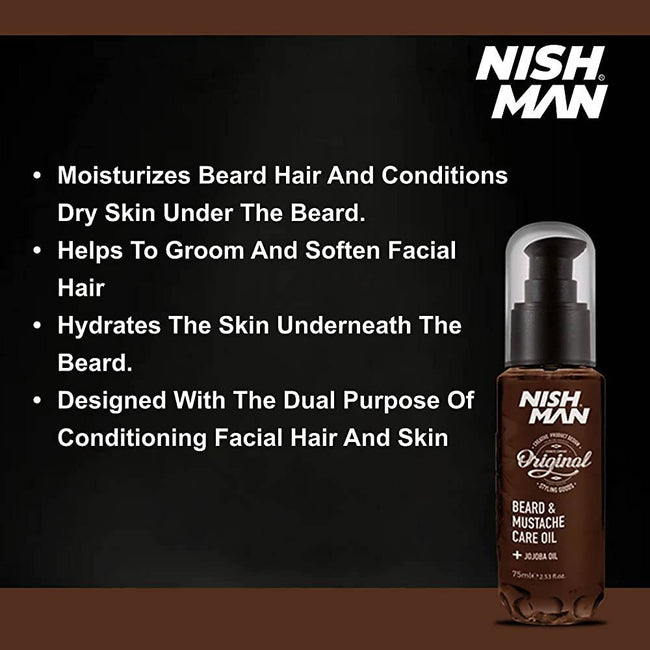 Nishman Beard & Mustache Care Oil Main Image