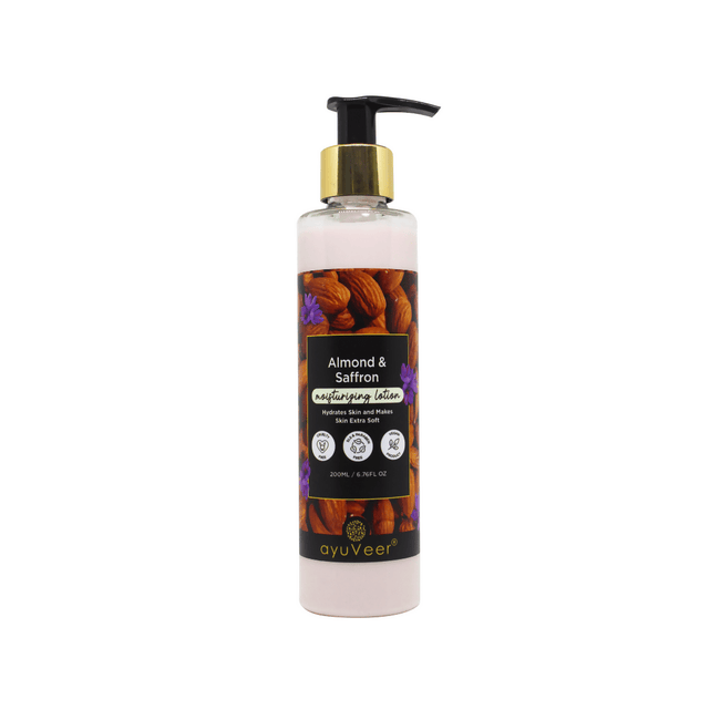 Ayuveer Almond & Saffron Moisturising Lotion Hover Image