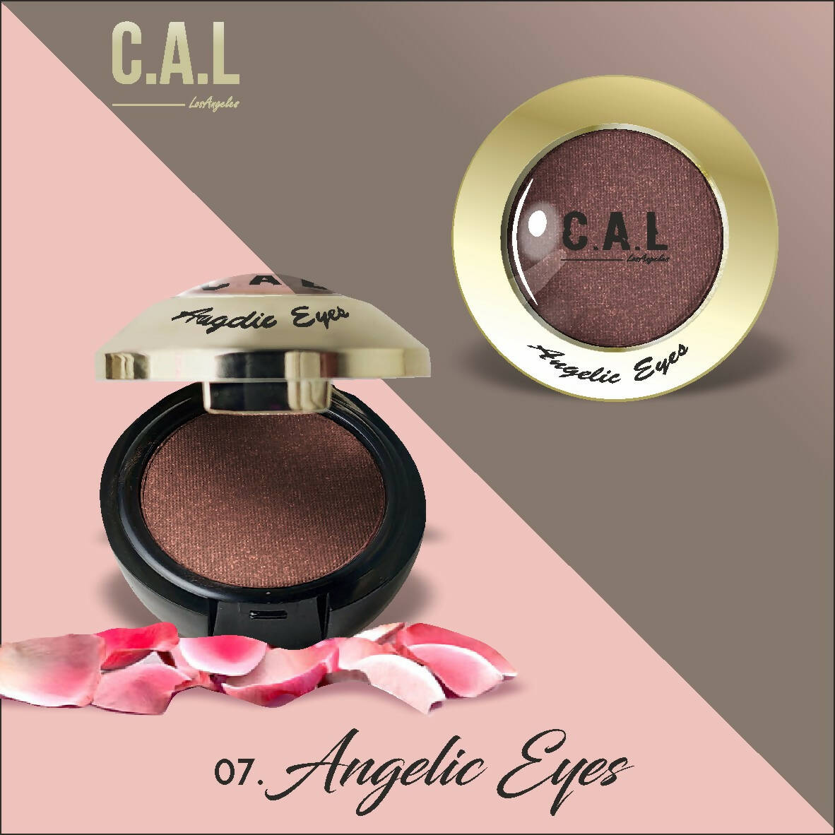 CAL Los Angeles Angelic Eye Shadow (Single Eyes) 07-Brown