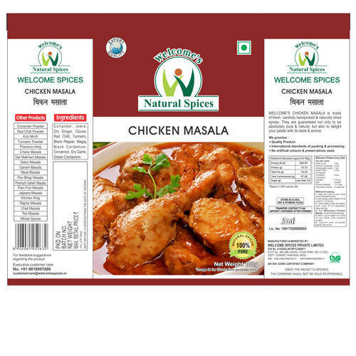 Welcome’s Natural Spices Chicken Masala Powder Main Image
