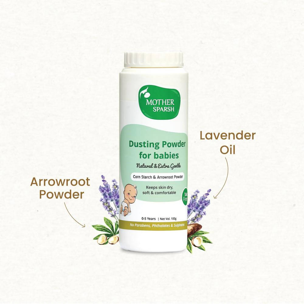 Mother Sparsh Plant Powered Dusting Powder For Babies
