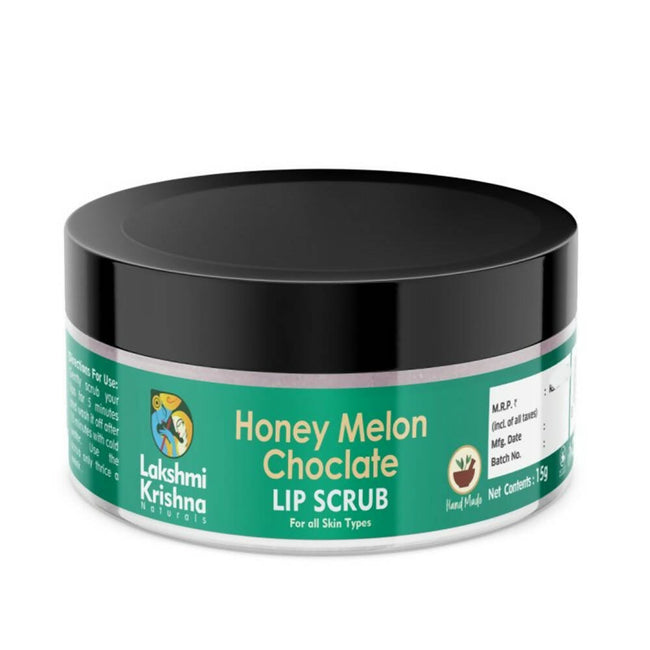 Lakshmi Krishna Naturals Honey Melon choclate Lip Scrub Hover Image