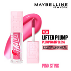 Maybelline New York Lifter Plump - Plumping Lip Gloss - Pink Sting