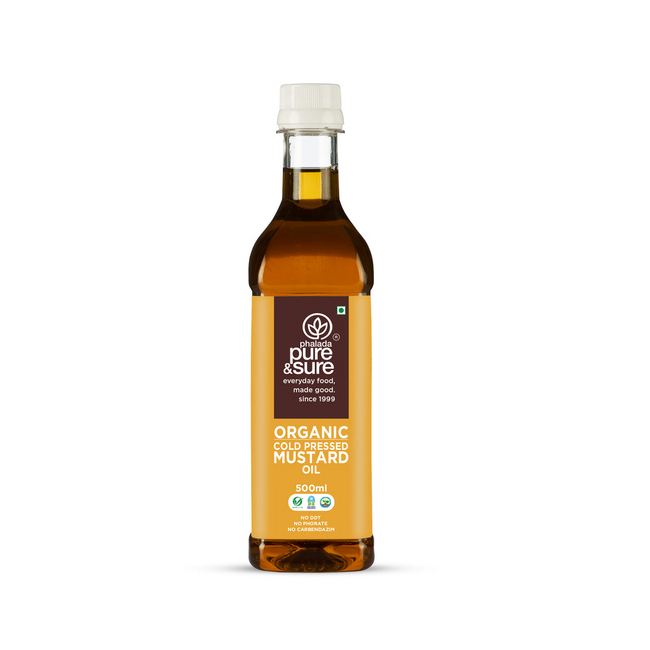 Pure & Sure Organic Mustard Oil Hover Image