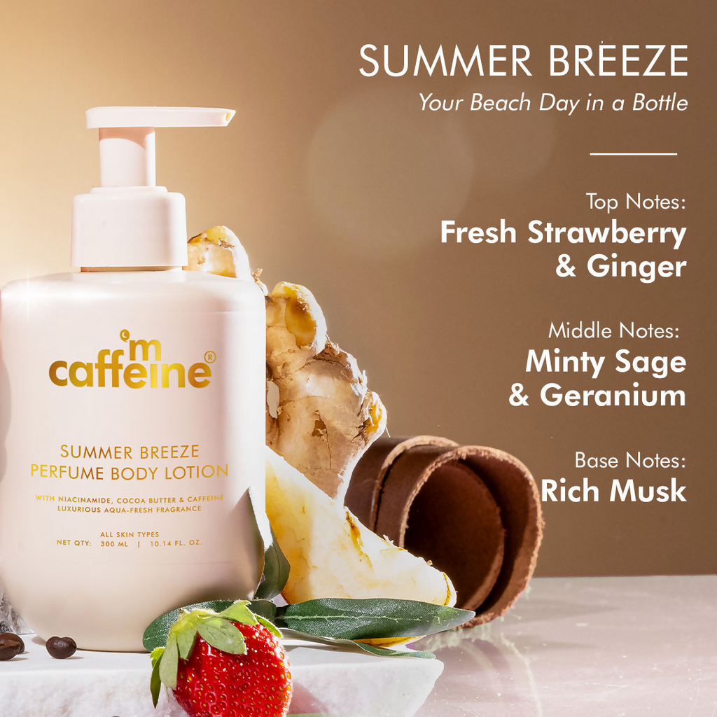 mCaffeine Summer Breeze Perfume Body Lotion