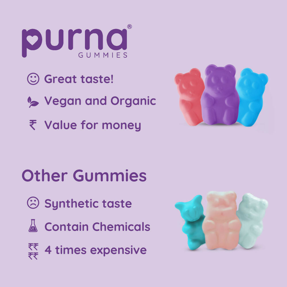 Purna Sampurna You're Beautiful Hyaluronic Acid Gummies - Black Currant