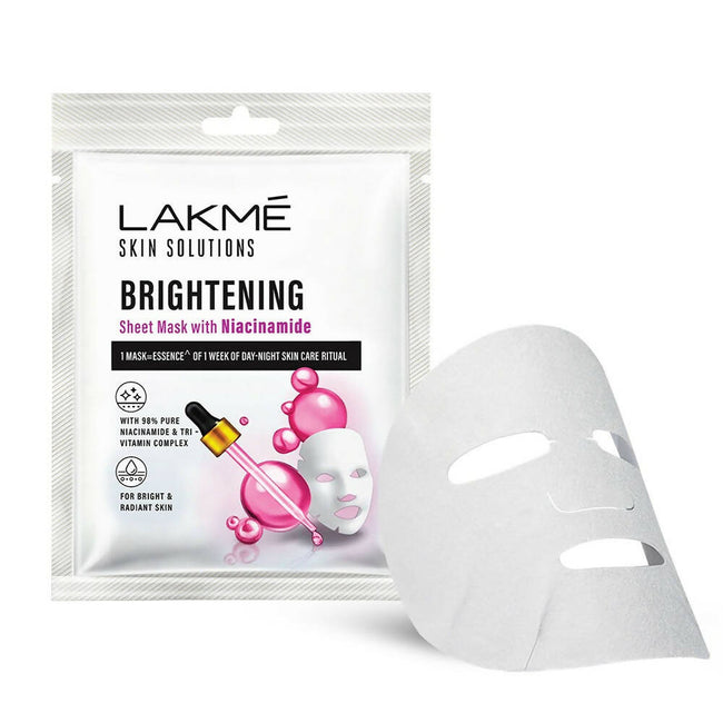 Lakme Skin Solutions Brightening Sheet Mask Hover Image