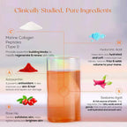 Wellbeing Nutrition Beauty Korean Marine Collagen Peptides - Strawberry & Watermelon