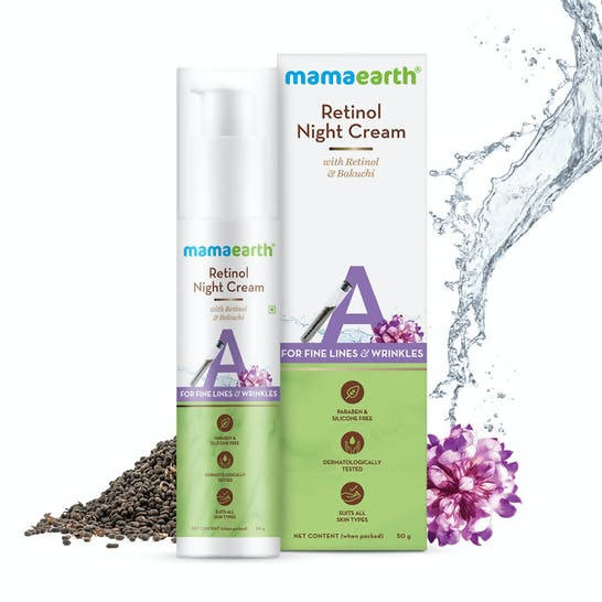 Mamaearth Retinol Night Cream with Retinol & Bakuchi Main Image