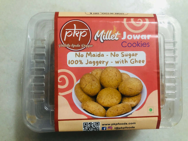 Sagore Jowar Jaggery Millet Cookies Main Image