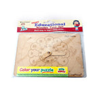 Kraftsman 24 Hour And Minutes Clock Learning Puzzle Board | Color Kit Included