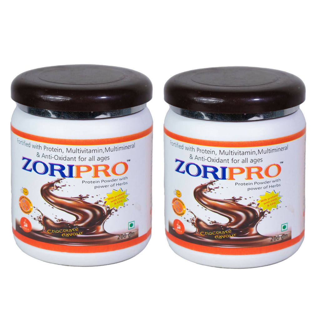 Zorilla Life Science Zoripro Protein Powder - Chocolate I Multivitamin I Multimineral I Anti-Oxidant for all ages I with Power of Herbs