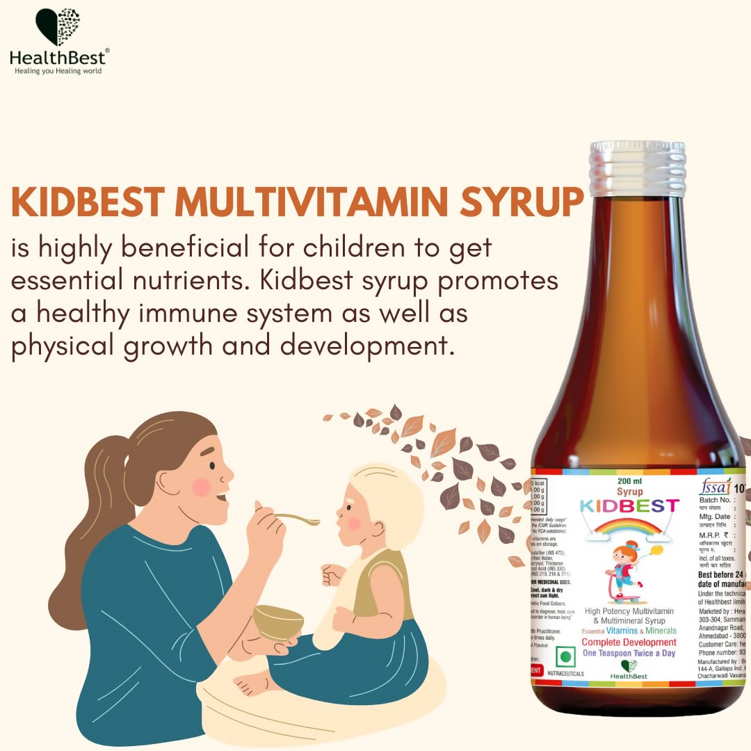 HealthBest Multivitamin Syrup For Kids