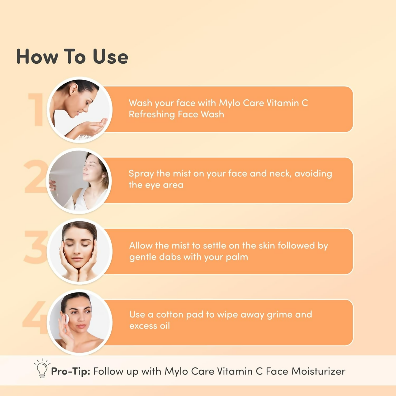 Mylo Care Vitamin C Toner with Witch Hazel Cucumber & Green Tea