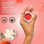 The Skin Story 100% Natural Lip Cheek Eye Tint Nourishing Ayurvedic Safe For Hormones - Romantic Red