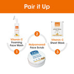 TAC - The Ayurveda Co. Vitamin C Serum Sheet Mask | Natural Skin Brightness