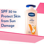 Vaseline Sun Protect SPF 30 Body Lotion & Gluta-Hya Overnight Radiance Serum-In-Lotion Combo