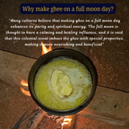 Tatsat Full Moon Day Ghee From Forest Gazing Amruth Mahal A2 Cows | Pure A2 Ghee, Natural & Healthy, Non-GMO