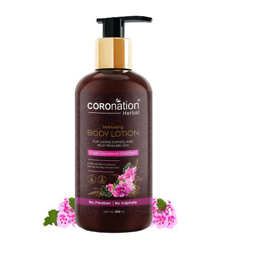 Coronation Herbal Rose Geranium Enriched Body Lotion