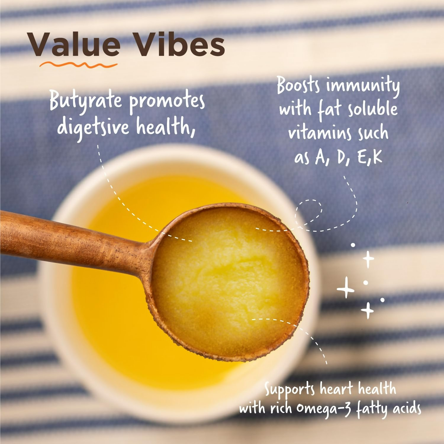 Two Brothers Organic Farms A2 Ghee Butter Organic Grass Fed From Gir Cow