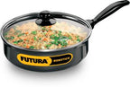 Hawkins Futura Non-stick Curry Pan 24 cm Diameter with Glass Lid 3.25 L (NCP325G)