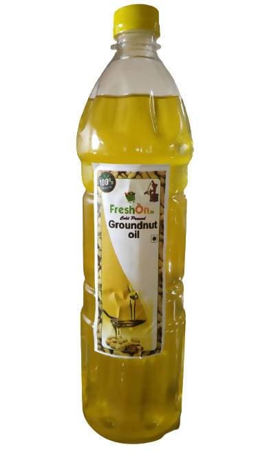 FreshOn Cold Pressed Groundnut Oil Hover Image