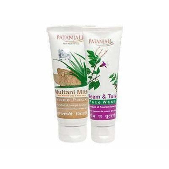 Patanjali Neem Tulsi Face Wash Plus Multani Mitti Face Pack Main Image