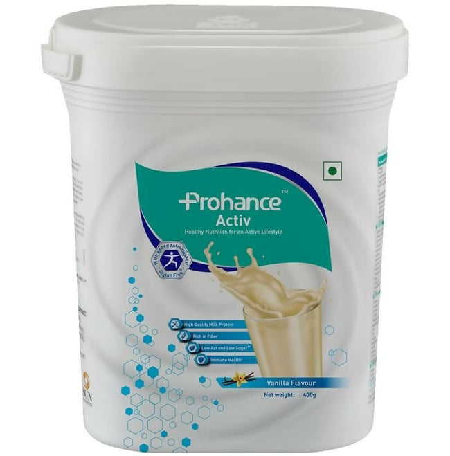 Prohance Activ Nutritional Supplement Powder - Vanilla Flavor Hover Image