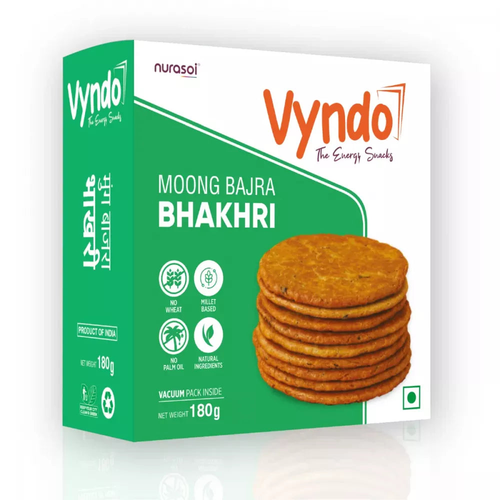 Vyndo Moong Bajra Bhakhri