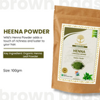 Wild Organic Henna Hair Colour Powder For Smooth Hair Pack