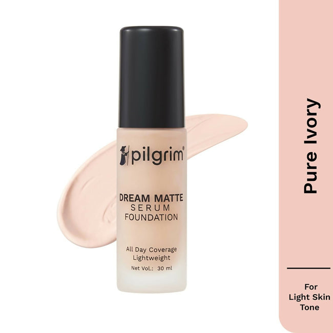Pilgrim Dream Matte Serum Foundation With Matte & Poreless All Day Coverage Lightweight - Pure Ivory Main Image