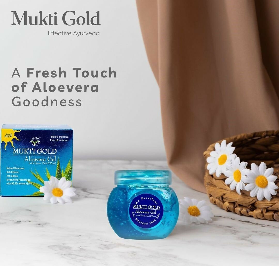 Axiom Mukti Gold Aloevera Blue Gel
