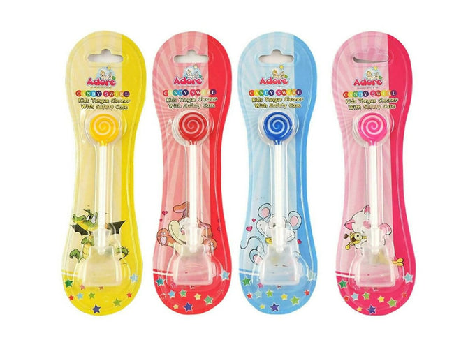 Adore Kid's manual Tongue Cleaner Combo Hover Image