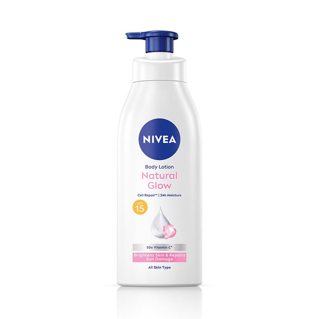 Nivea Body Lotion Natural Glow Cell Repair Hover Image
