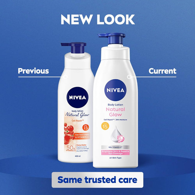 Nivea Body Lotion Natural Glow Cell Repair Main Image