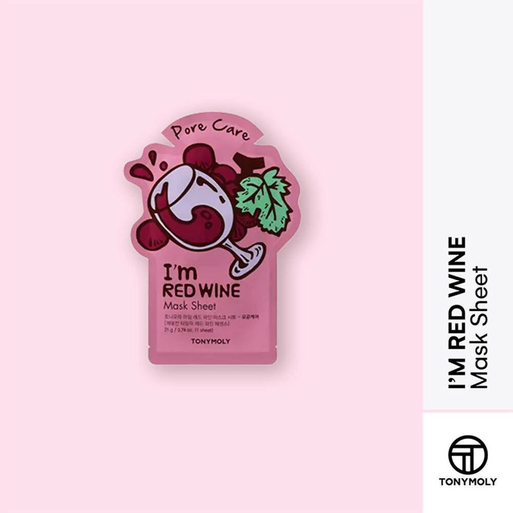 Tonymoly I'M Red Wine Mask Sheet - Korean Skincare