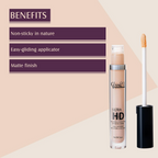 Glam21 Ultra HD Liquid Concealer for HD Finish - Medium Warm