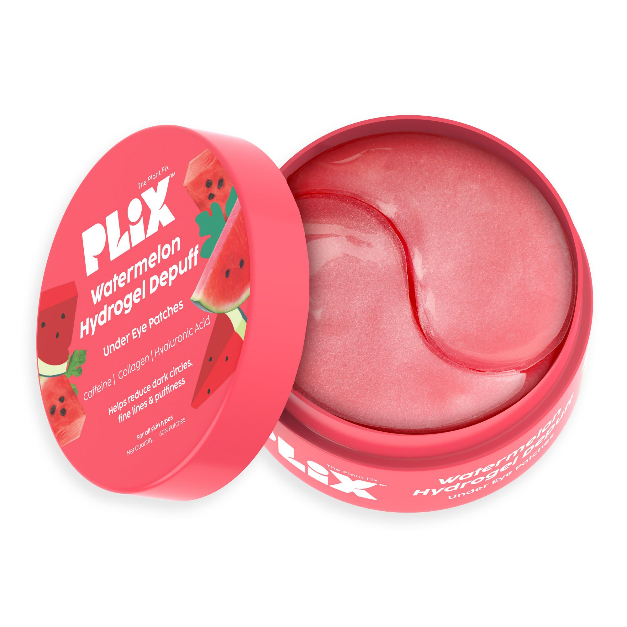PLIX The Plant Fix Watermelon Hydrogel Under Eye Patches
