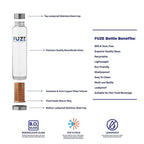 Fuze Glass Bottle With Pure Copper Filter