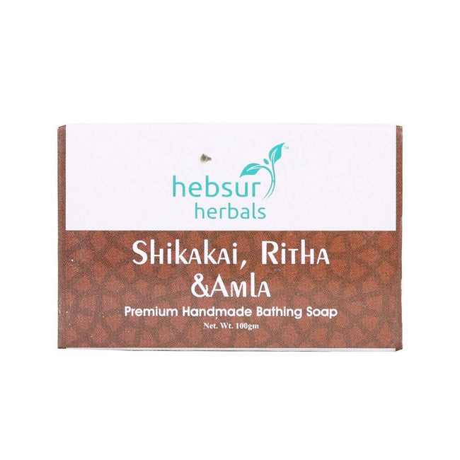 Hebsur Herbals Shikakai Ritha & Amla Soap Hover Image