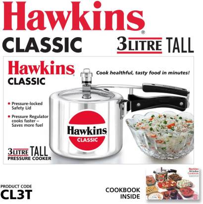 Hawkins Classic 3 L Tall Pressure Cooker (CL3T) Main Image