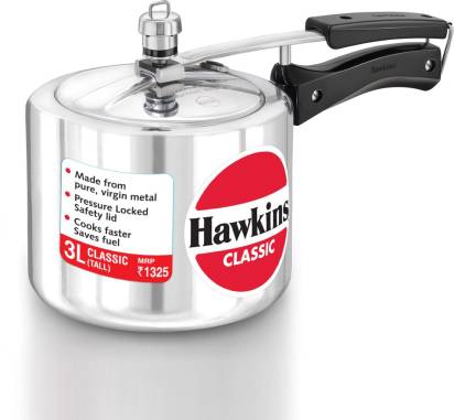 Hawkins Classic 3 L Tall Pressure Cooker (CL3T) Hover Image