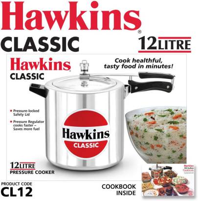 Hawkins Classic 12 L Pressure Cooker (CL12) Main Image