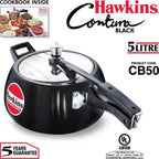 Hawkins Contura Black 5 L Pressure Cooker (CB50)