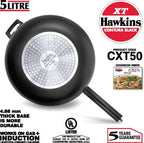 Hawkins Contura Black XT 5 L Induction Bottom Pressure Cooker (CXT50)